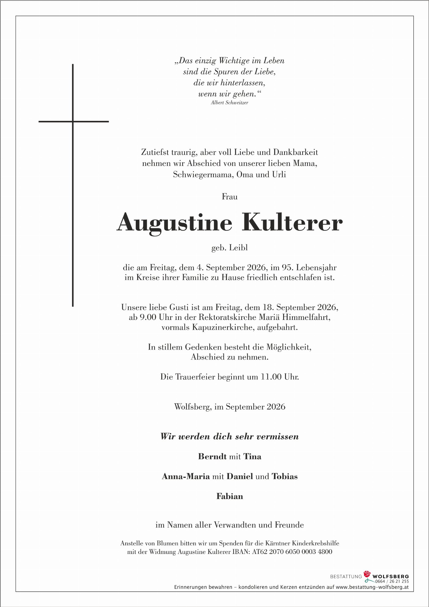 Parte von Augustine Kulterer